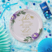 Assiettes En Carton Elle Croyait Qu'Elle Pouvait Faire La Grad Party (Fête)