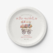 Assiettes En Carton Elle est Fraîche du Marché Enterrement de Vie de J (Devant)