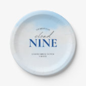 Assiettes En Carton Elle est sur la fête de mariage Cloud 9 Dreamy Pas (Devant)