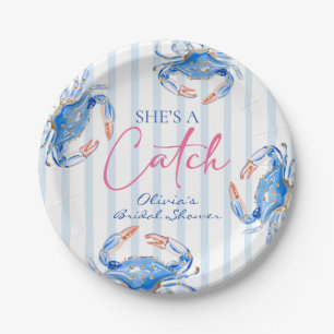 Assiettes En Carton Elle est un Poisson Préparatoire Côtier Mariage Fi