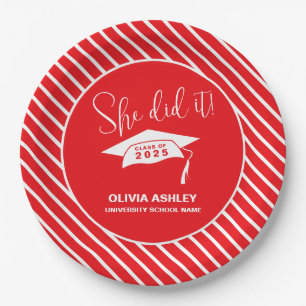 Assiettes En Carton Elle L'A Fait Diplôme