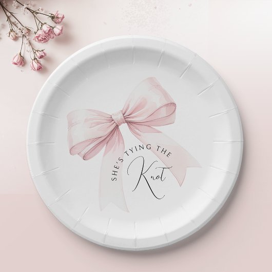 Assiettes En Carton Elle noue la Fête des mariées