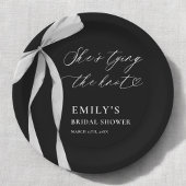 Assiettes En Carton Elle noue la Fête des mariées