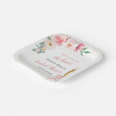 ASSIETTES EN CARTON ELLE NOUE LE NOEUD LANCEMENT DE MARIÉE (Angulaire)