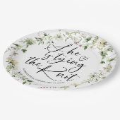 Assiettes En Carton Elle Noue Les Fils de Mariée (Angle)