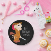 Assiettes En Carton ELMER FUDD™ | Pose effrayée (Fête)