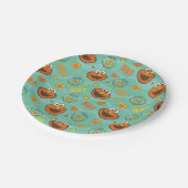 Assiettes En Carton Elmo et le Motif Goldfish (Angle)