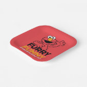 Assiettes En Carton Elmo | Furry Amical (Angulaire)
