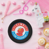 Assiettes En Carton Elmo pour l'insigne du président (Fête)