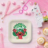 Assiettes En Carton Elmo | Rouleau "N" shamrock (Fête)