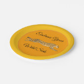 Assiettes En Carton Embrace Running Cheetah Paper Plates (Angle)
