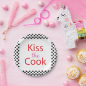 Assiettes En Carton Embrasse Le Cuisinier (Fête)