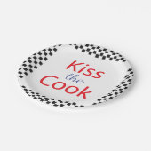 Assiettes En Carton Embrasse Le Cuisinier (Angle)