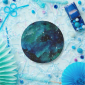 Assiettes En Carton Emerald Galaxy (Fête)