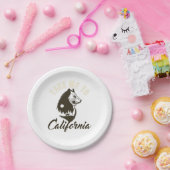 Assiettes En Carton Emmenez-Moi Sur Des Plaques De Papier De Californi (Fête)