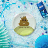 Assiettes En Carton Emoji au-dessus des plaques à papier de fête (Fête)