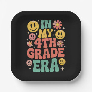 Assiettes En Carton En quatrième année Retro 4e année de retour scolai