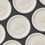 Assiettes En Carton En saison Fête des mariées d'hiver beige<br><div class="desc">'Cette saison à célébrer est une plaque de papier de douche nuptiale d'hiver chic, avec un en-tête qui dit "C'est la saison à célébrer" dans une typographie stylée en couleur dorée sur un arrière - plan beige. Si vous avez besoin d'une pièce qui n'est pas dans la collection, veuillez me...</div>