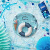 Assiettes En Carton En tant que garçon Ado amusant Adulte Pool Party S (Fête)