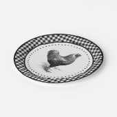 Assiettes En Carton En vichy de poulet (Angle)