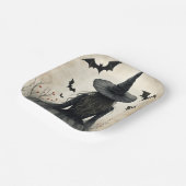 Assiettes En Carton Enchanter Halloween sorcière (Angulaire)