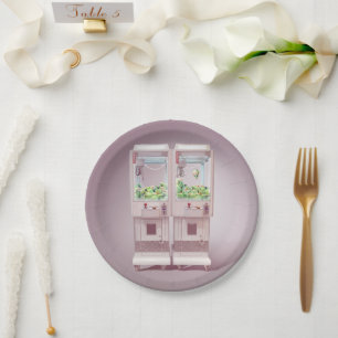 Assiettes En Carton Encore un essai : L'art du jeu de griffe rose Kawa