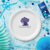 Assiettes En Carton Encre de Whimsigoth - Forêts mystiques, Lunes et M (Fête)