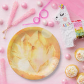 Assiettes En Carton Énergie citrine Chakra de thérapie par les (Fête)