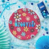 Assiettes En Carton Enfant à fleurs (Fête)