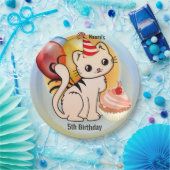 Assiettes En Carton Enfant adorable de Cute Kitty (Fête)