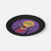 Assiettes En Carton Enfant en costume diable Plaques de papier d'Hallo (Angle)