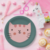 Assiettes En Carton Enfants d'anniversaire de chats (Fête)