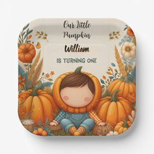 Assiettes En Carton Enfants De La Ferme Notre Petit Citrouille En Tour