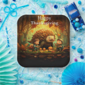 Assiettes En Carton Enfants de Thanksgiving 11 (Fête)