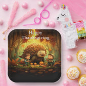Assiettes En Carton Enfants de Thanksgiving 11 (Fête)