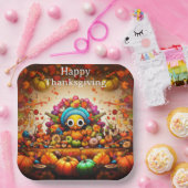 Assiettes En Carton Enfants de Thanksgiving 2 (Fête)