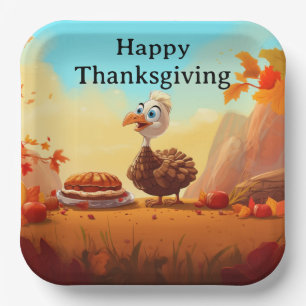 Assiettes En Carton Enfants de Thanksgiving 8