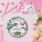Assiettes En Carton Enfants Dinosaur fête d'anniversaire (Fête)