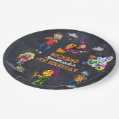 Assiettes En Carton Enfants Éffrayant Halloween Costume Anniversaire P (Angle)