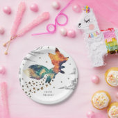 Assiettes En Carton Enfants Enchanted Fox Anniversaire (Fête)