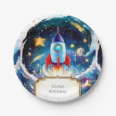 Assiettes En Carton Enfants Enchanted Rocket Anniversaire (Devant)