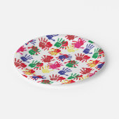 Assiettes En Carton Enfants peinture fête d'anniversaire (Angle)