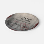 Assiettes En Carton Enquête sur la scène de crime 50e anniversaire (Angle)