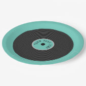 Assiettes En Carton enregistrement cool ajouter un groupe de musique t (Angle)