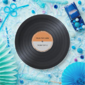 Assiettes En Carton Enregistrement de vinyle (Fête)