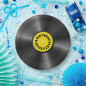 Assiettes En Carton Enregistrement personnalisé d'album de vinyle   (Fête)