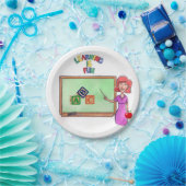 Assiettes En Carton Enseignant des plaques de papier (Fête)