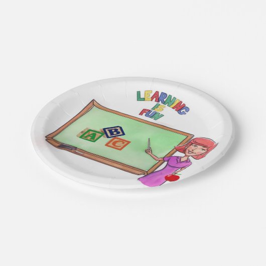 Assiettes En Carton Enseignant des plaques de papier (Angle)