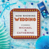 Assiettes En Carton Enseigne de Mariage à Thème de Film (Fête)