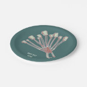 Assiettes En Carton Ensemble de fils d'escalade rocheux (Angle)